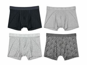 Frye 4.5 Inch Bamboo Blend Boxer Briefs 4 Pack Charcoal NWT — Size XL